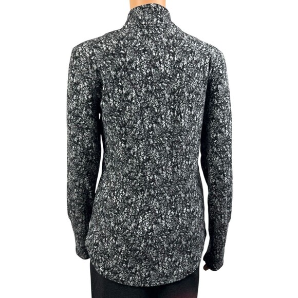 Spyder Active Womens Small Fleece Quarter Zip Printed Pullover - Picture 3 of 9